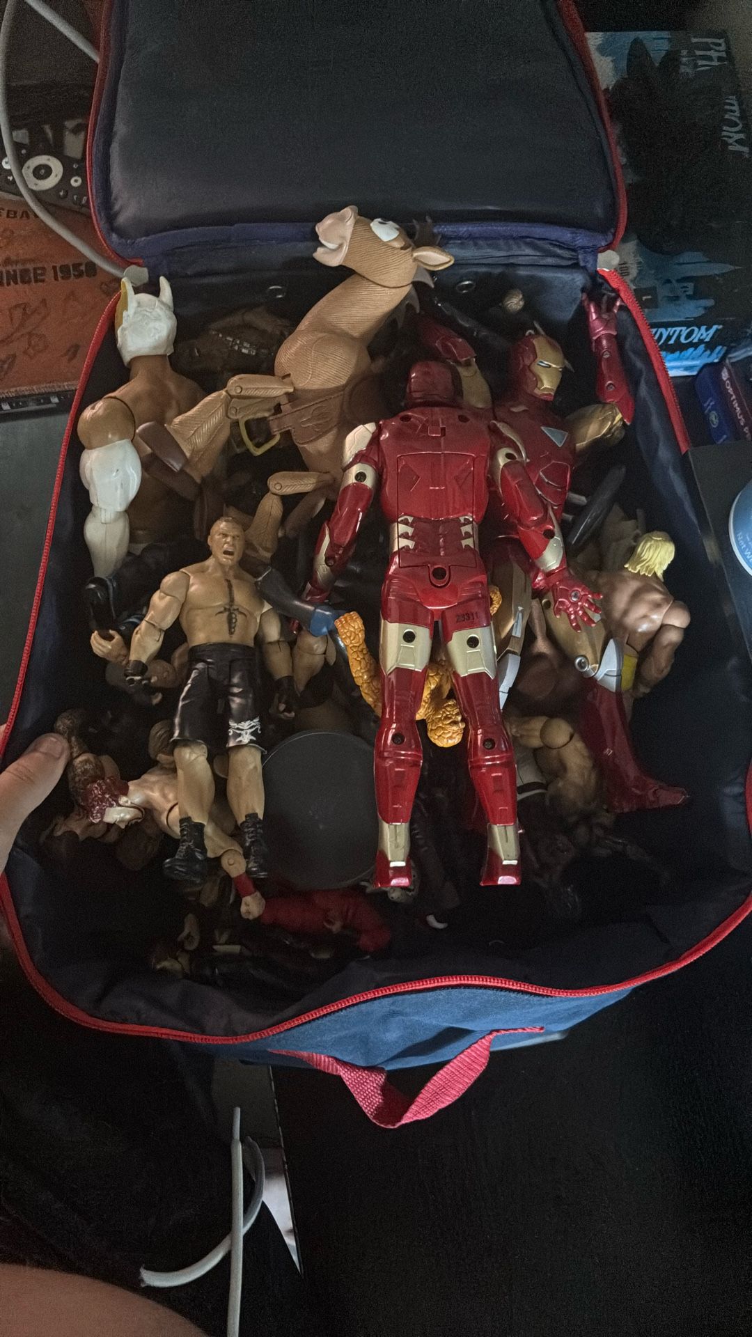 Luggage Full Of Old Action Figures