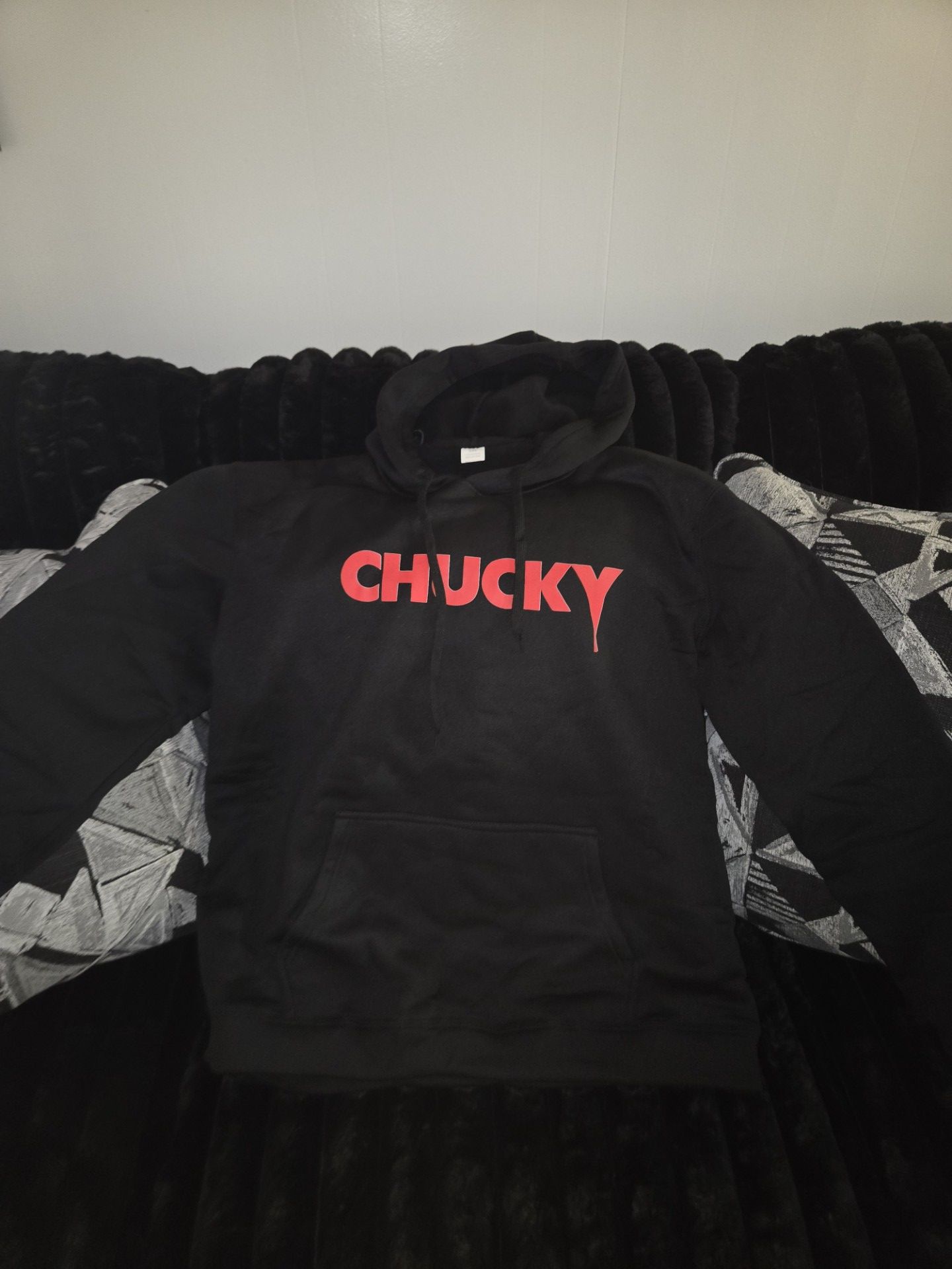 Chucky hoodie size 3XL but it fits more like a XL-2XL BRAND NEW