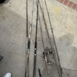 Vintage Fishing Poles!! 8 Total!! $80 For All!!  