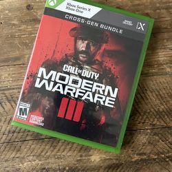 Call of duty modern warfare III - Xbox