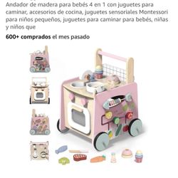 Wooden Kitchen Cart Toys 