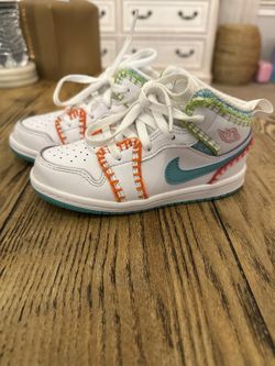 Nike Air Jordan 1 Mid SE White TD Multi