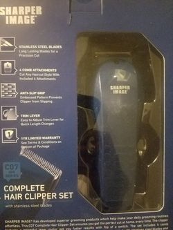 Sharp image clipper complete set