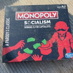 2018 Monopoly Socialism Parody Board Game New Sealed 