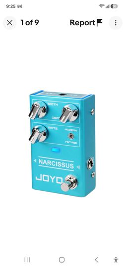 JOYO Chorus Pedal Multiple Chorus Effects Semi-Analog for Electric Guitar and  Bass