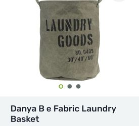 Danya B Fabric Laundry Basket
