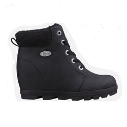 LUGZ Ankle Boots Wedge NEW Black Size 6.5