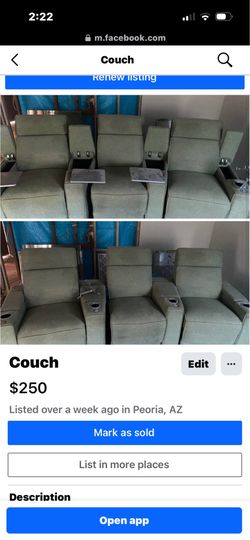Lime green couches $250