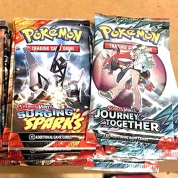 Surging Sparks / Journey Together Booster Packs 