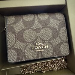 Coach Mini Wallet With Chain