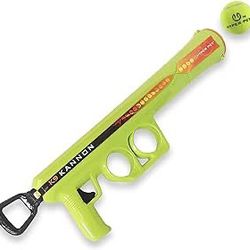 Hyper Pet K9 Kannon Dog Ball Thrower Launcher for Dogs, All Breeds Up To 60 Pounds, With One Hyper Pet 2.5 Inch Tennis Ball, For All Breeds