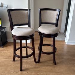 Two Counter Height Chairs