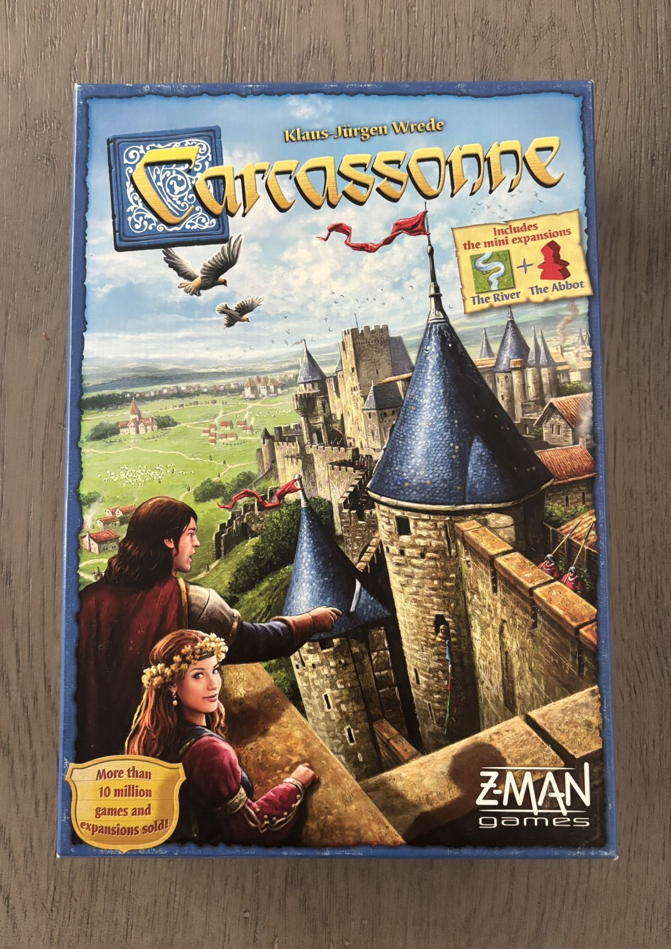 Carcassonne Includes River & Abbott Mini-Expansions Board Game