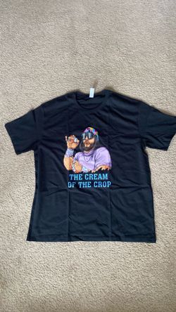 Black Graphic Tee with 'The Cream of the Crop'