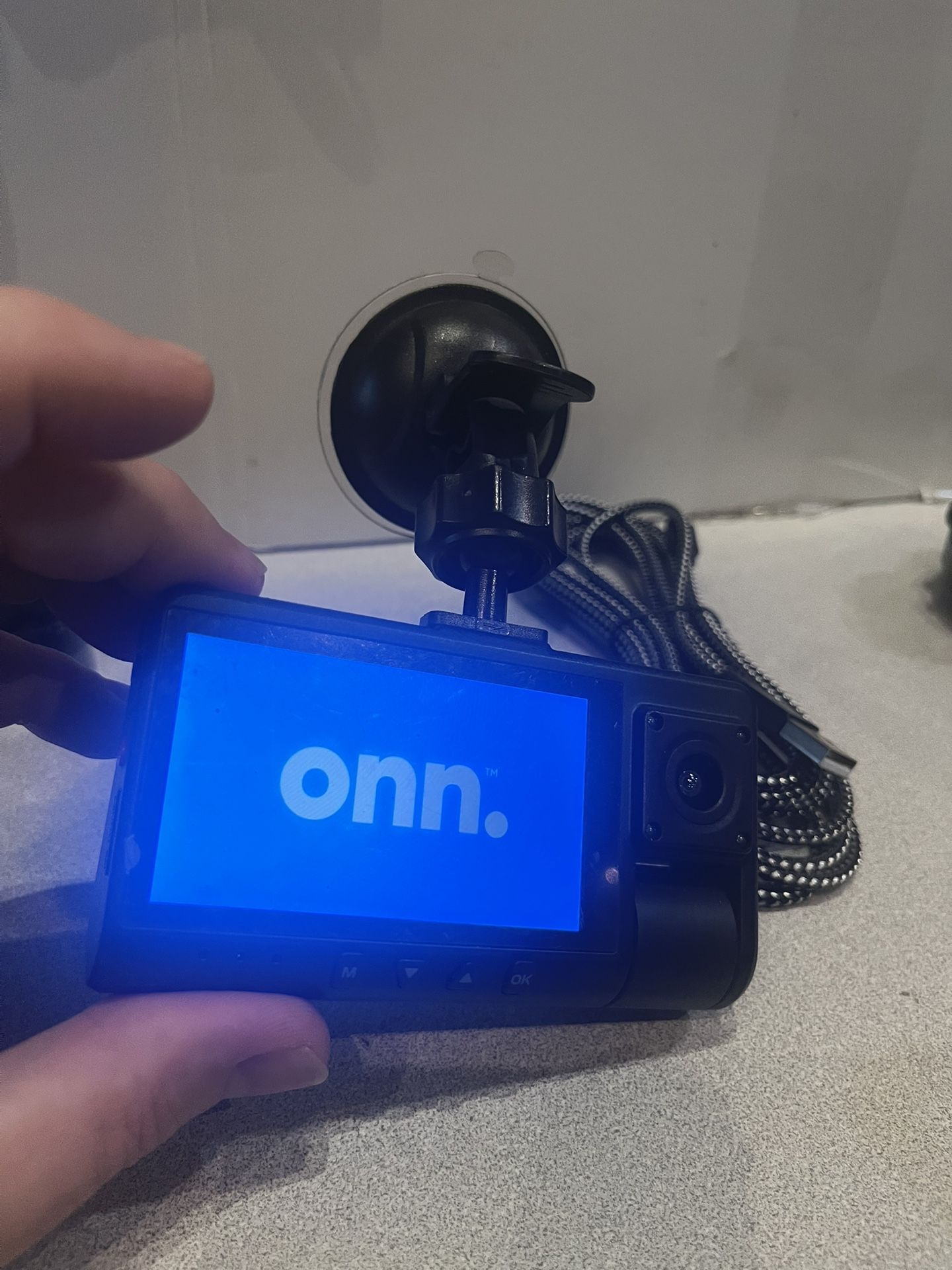 Drive ONN Dual Dash Cam w/ultra Wide angle +16GB