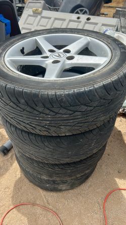 Acura RSX rims and tires 205-55-16