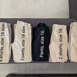 Boys Uniform Shorts And Pants - Great Condition!