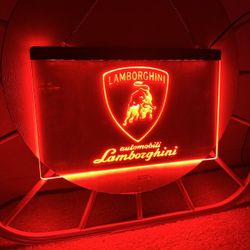 Lamborghini LED Neon Sign Light 8x12