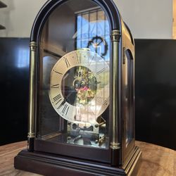 Vintage German mantle skeleton Clock 