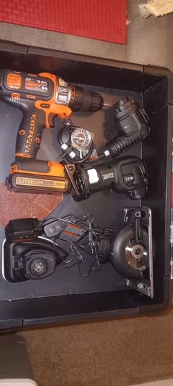 Black & Decker matrix cordless tools
