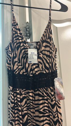 Summer zebra dress