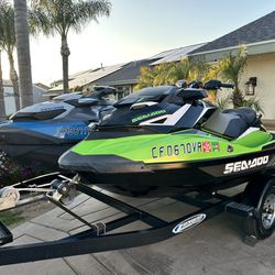 2018 SEADOO PAIRS W/TRAILER SUPERCHARGED 