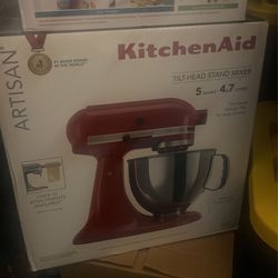 Kitchen Aid Mixer 5 Quart Red