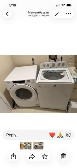 Washer And Dryer /electric Efficient