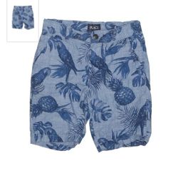 TROPICAL BIRD PRINT ADJUSTABLE WAIST CHILDREN'S PLACE SHORTS