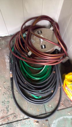Garden hoses 3 different sizes