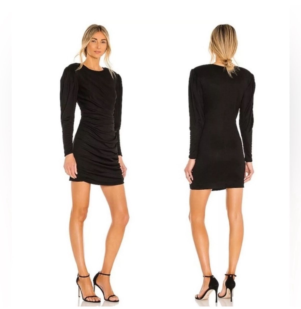 NWT ANINE BING Alaia ruched mini dress