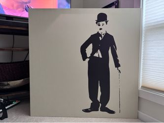 Charlie Chaplin Canvas Print RARE Ikea