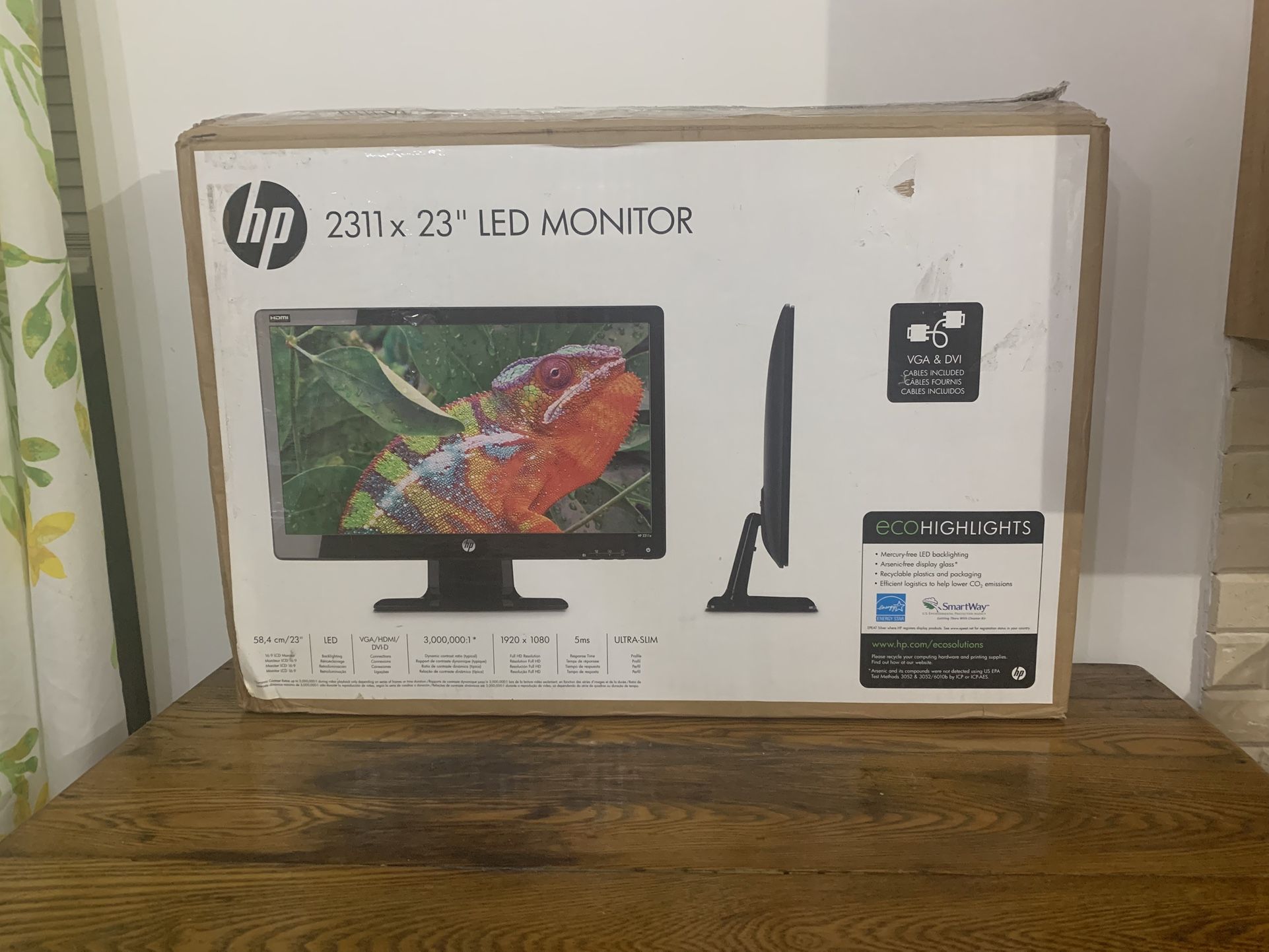 HP 23” LED Monitor