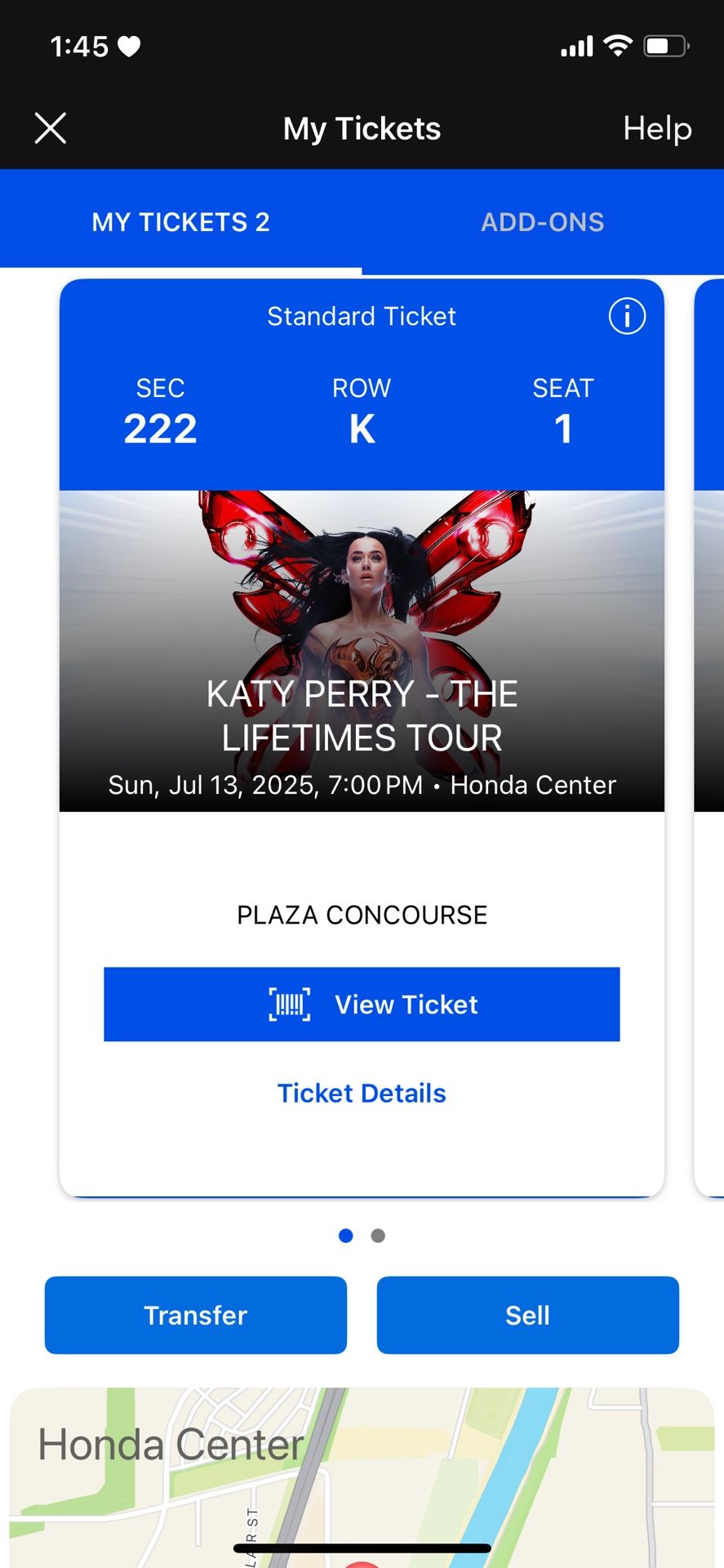 Katy perry concert tickets