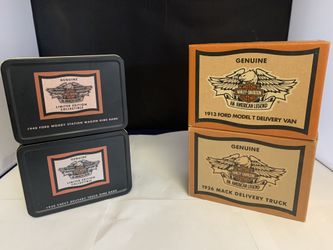 Harley-Davidson Motor Clothes Limited Edition Truck and Van Lot of 4