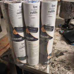 Korbond Lint Roller Refill 6 Pack 21 Easy Peel Sheets