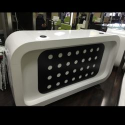 receptionist desk or bar table 