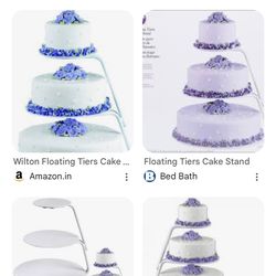 Wilton Floating Tiers Cake Or Dessert Stand