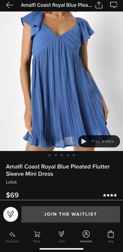Lulus Pleated Dress 
