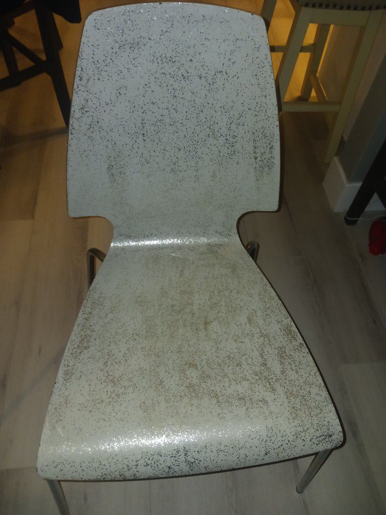 Chair Painted Silver
