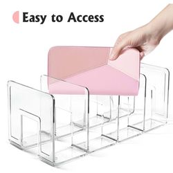 Vowcarol Clear Purse Storage Organizer, Mini Purse shelf for Closet, Small Clutch Purse Holder