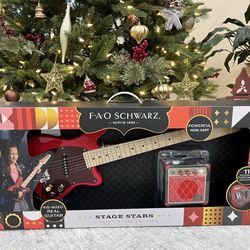 Brand New FAO Schwarz Stage Stars Electric 6-String Guitar And Amp