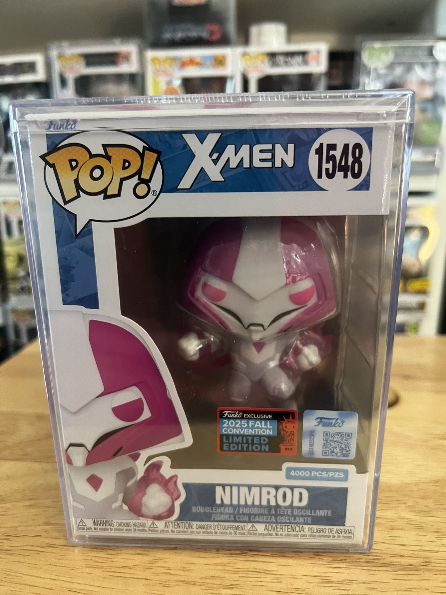NEW IN HAND LE 4,000 PIECE Nimrod X-Men Funko Pop Bobblehead #1549 Marvel Comics