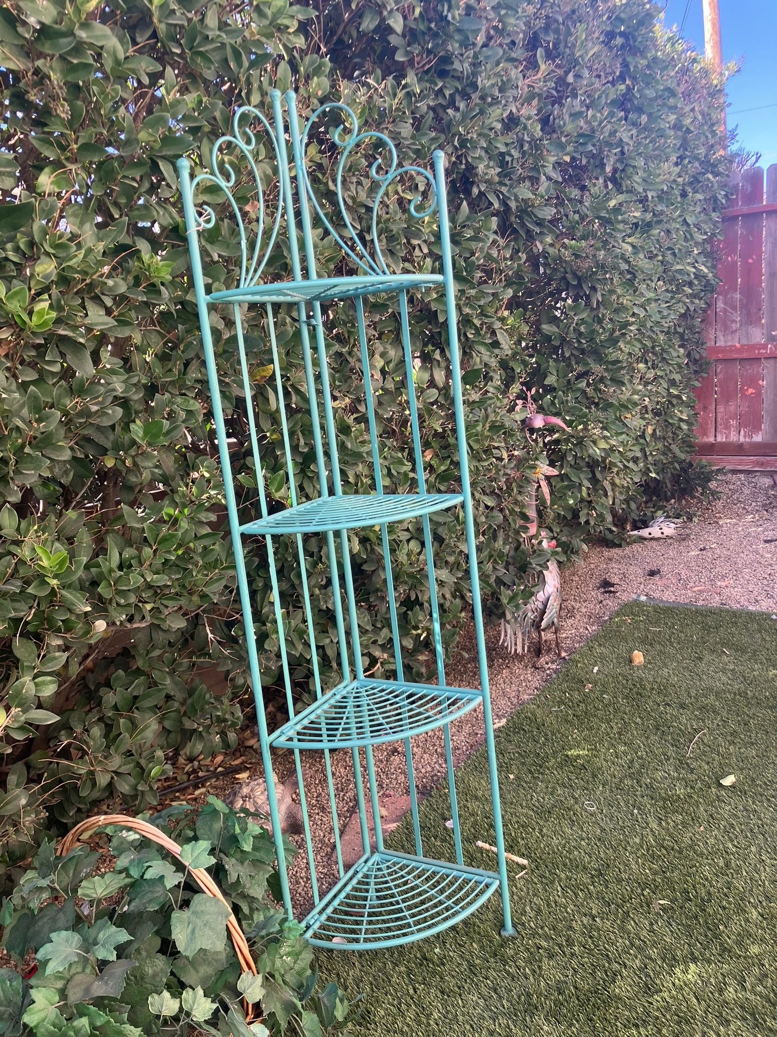 62” Inches Shelve 4 Levels Color Verdigris 