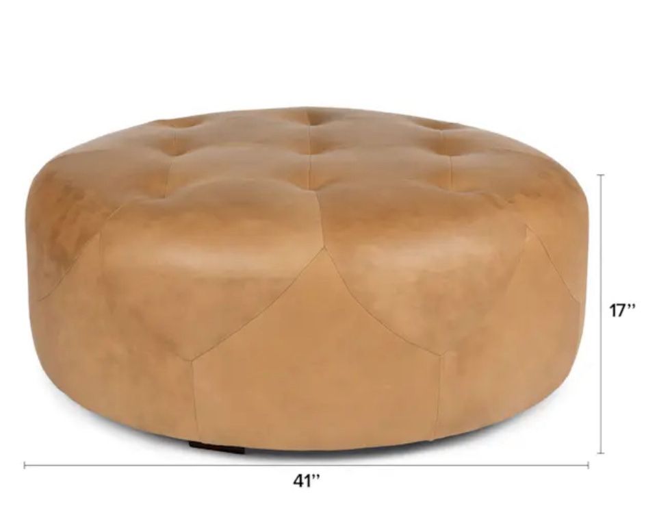Article Leather Ottoman/coffee table 