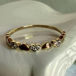 Ring Size 7” 14k Gold 