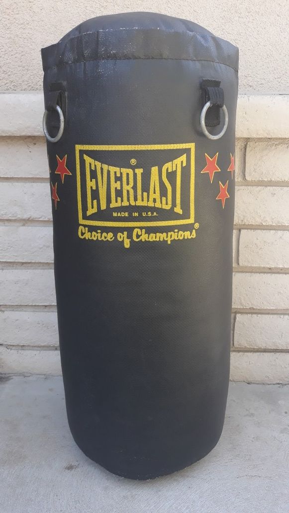 *EVERLAST PUNCHING BAG WITH CHAIN HOOK-UP* (40lb-BAG)