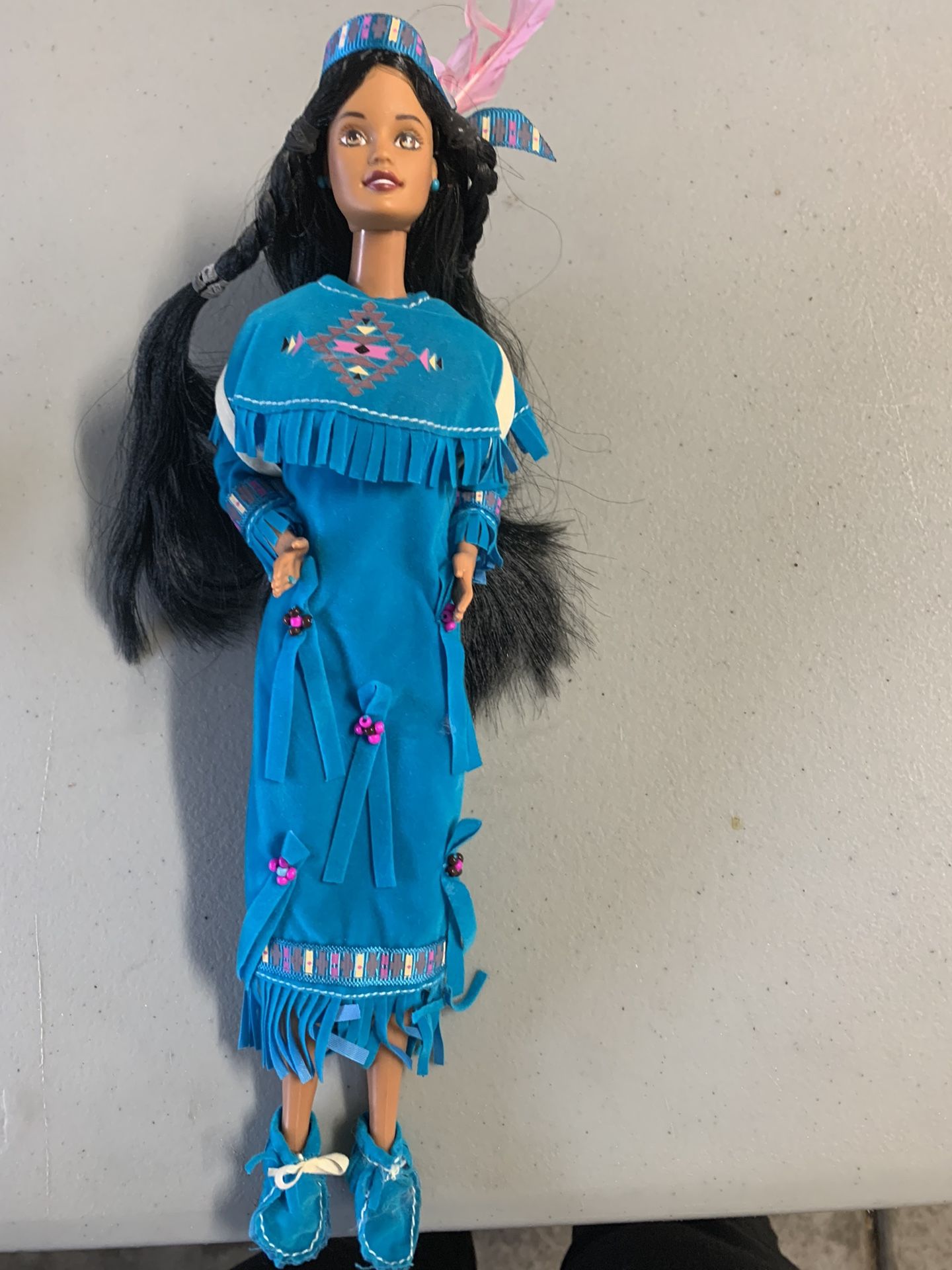 Native American Barbie With Baby