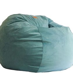 CordaRoy Blue Convertible Bean Bag Bed Chair Mattress 