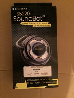 SoundBot wireless Bluetooth headphones
